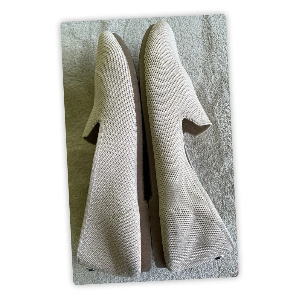 New Steve Madden Women's Raine Flats Size 9 Knit Fabric Casual Shoes Tan Khaki